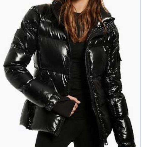 SAM Women's Freestyle Bomber/Puffer Jacket Jet Black Size Large - Picture 14 of 16